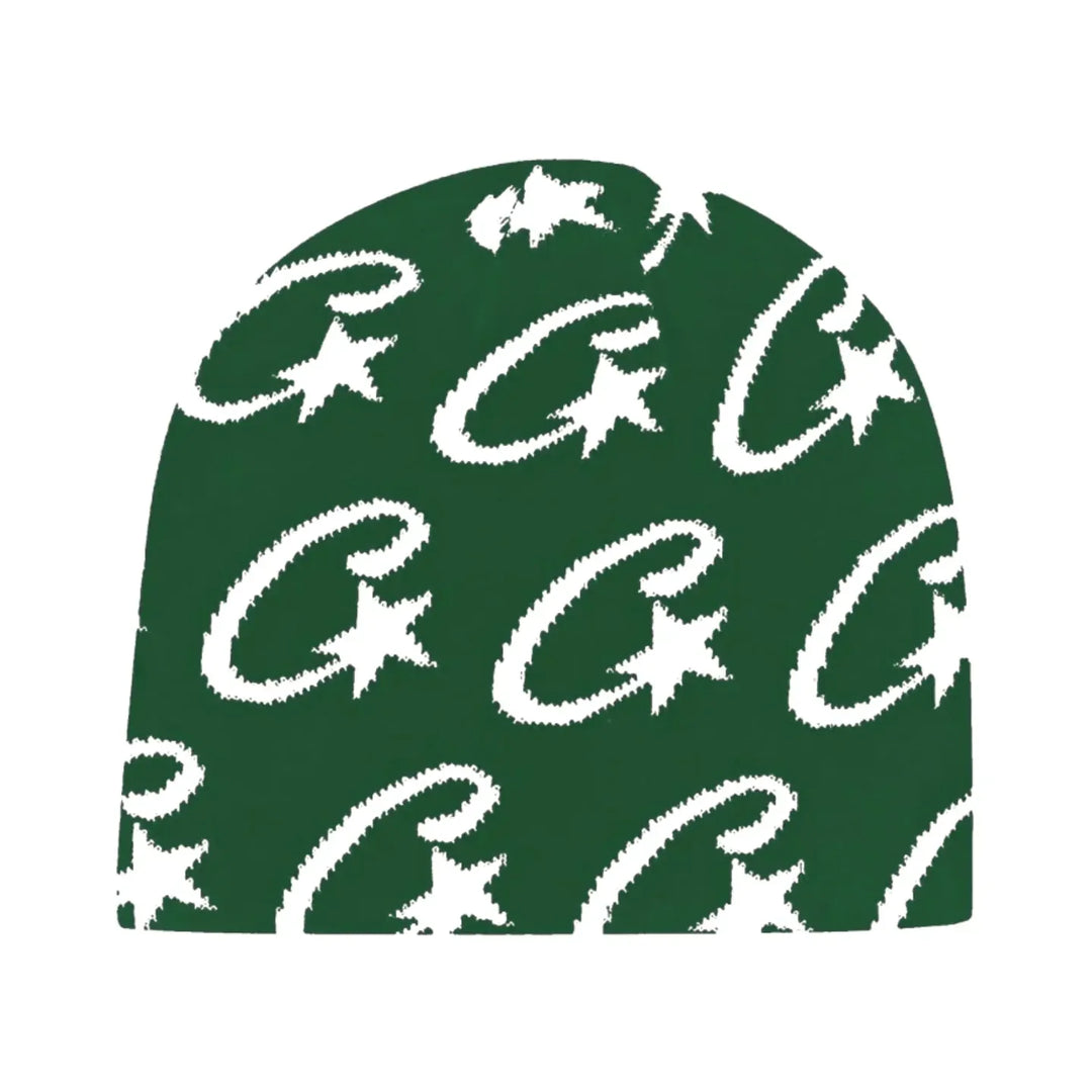 Corteiz C-Star Monogram zielony beanie N-Hype