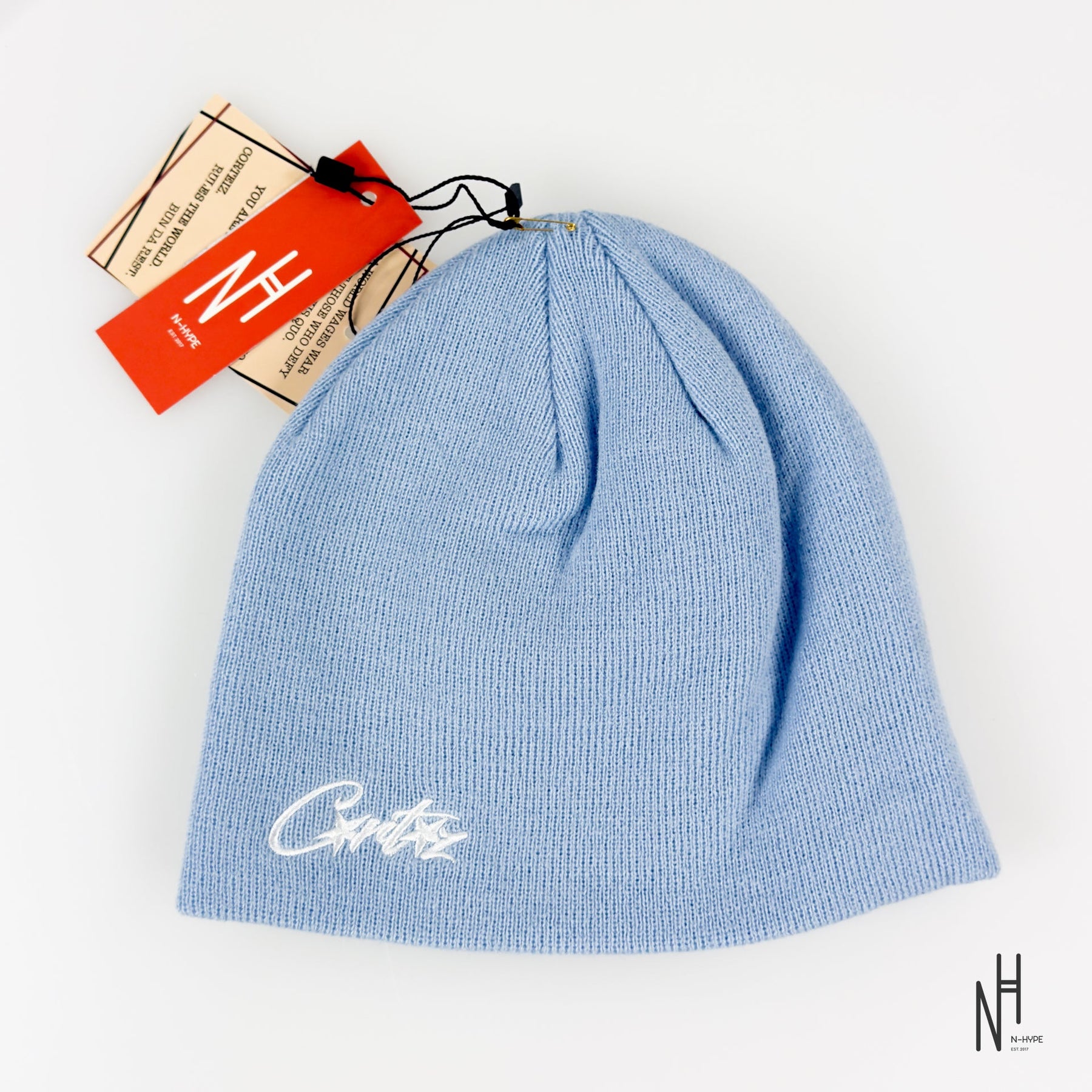Corteiz Micro Allstarz Beanie Baby Blue | N-Hype