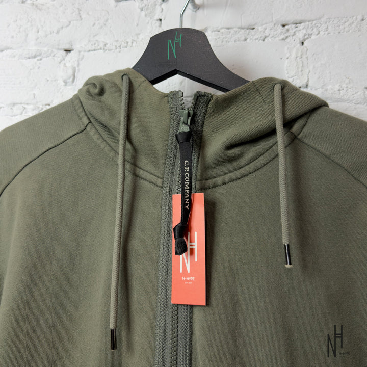 C.P. Company ZIP-HOODIE Green N-Hype streetwear hoodie sweatshirt feministyczna zielona.