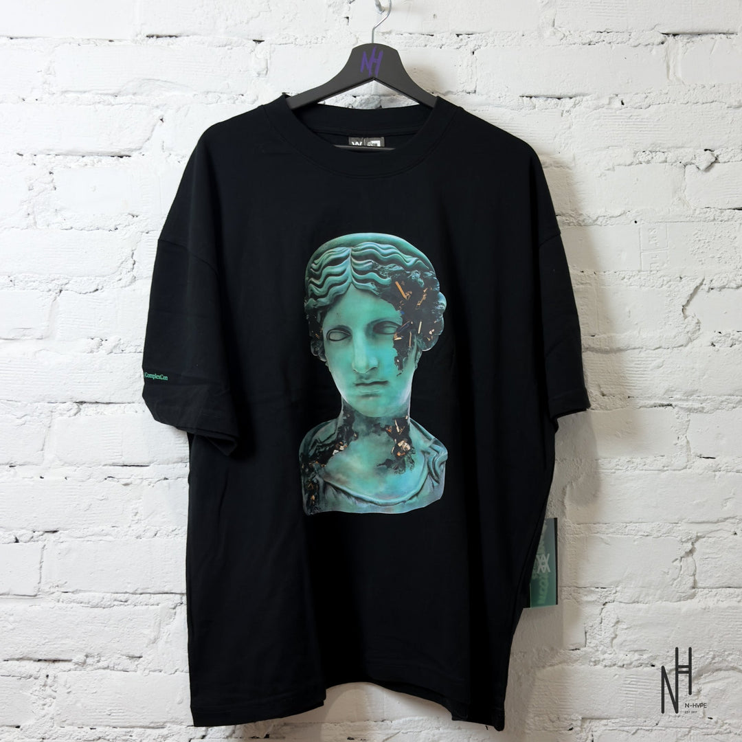Daniel Arsham + ComplexCon Eroded Tee koszulka bawełniana różowa N-Hype.
