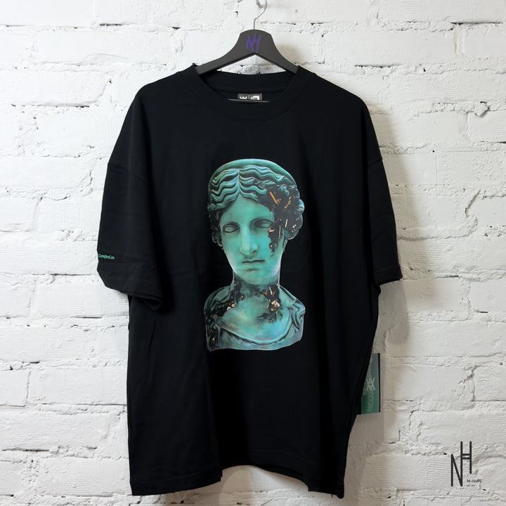 Daniel Arsham + ComplexCon Eroded Tee koszulka bawełniana różowa N-Hype.