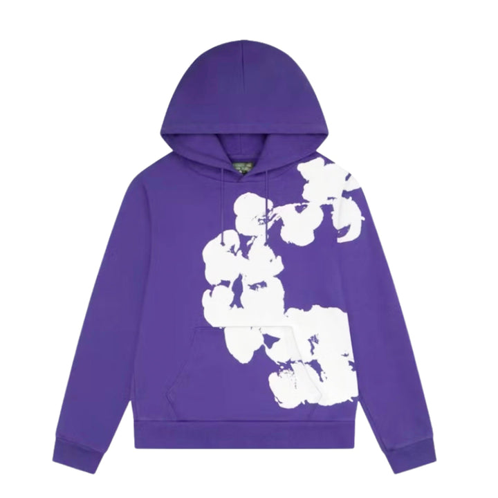 Denim Tears Biggie Cotton Wreath Sweatshirt Purple N-Hype streetwear sweatshirt.