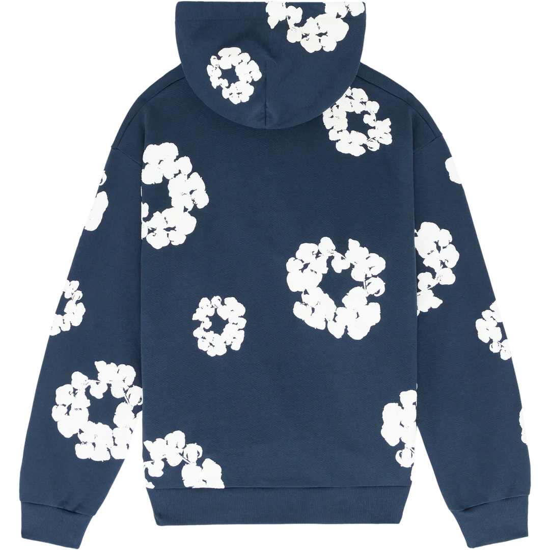Denim Tears Cotton Wreath Sweatshirt Navy N-Hype streetwear koszulka męska.