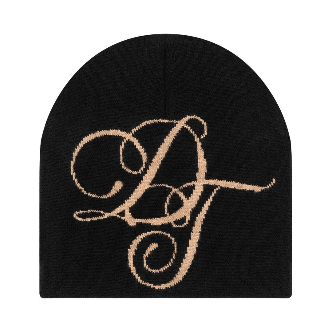 Denim Tears Metallic Gold Script Beanie czapka streetwearowa N-Hype