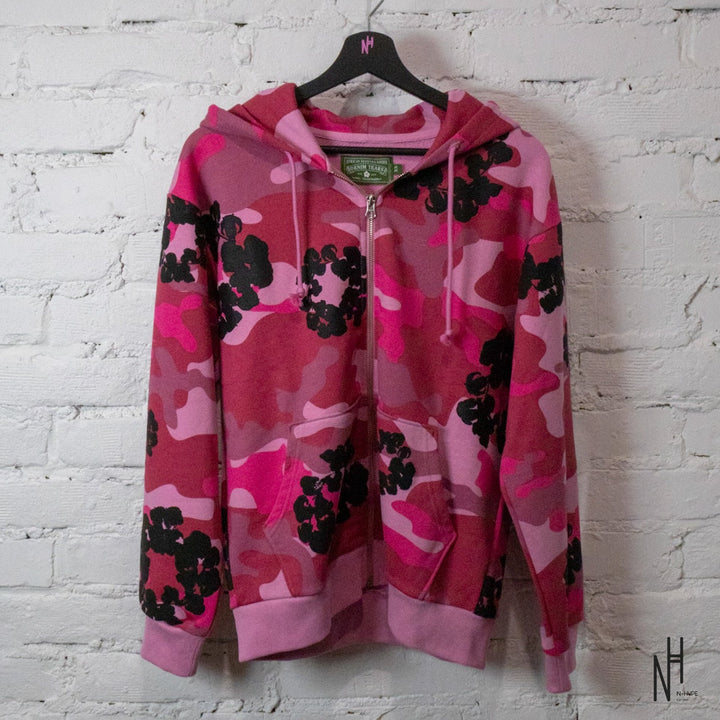 Denim Tears The Cotton Wreath Zip Sweatshirt Pink Camo N-Hype streetwear buty koszulka różowy kamuflaż