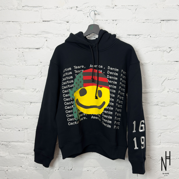 Denim Tears x CPFM Cactus Tears Hoodie Black streetwear N-Hype.