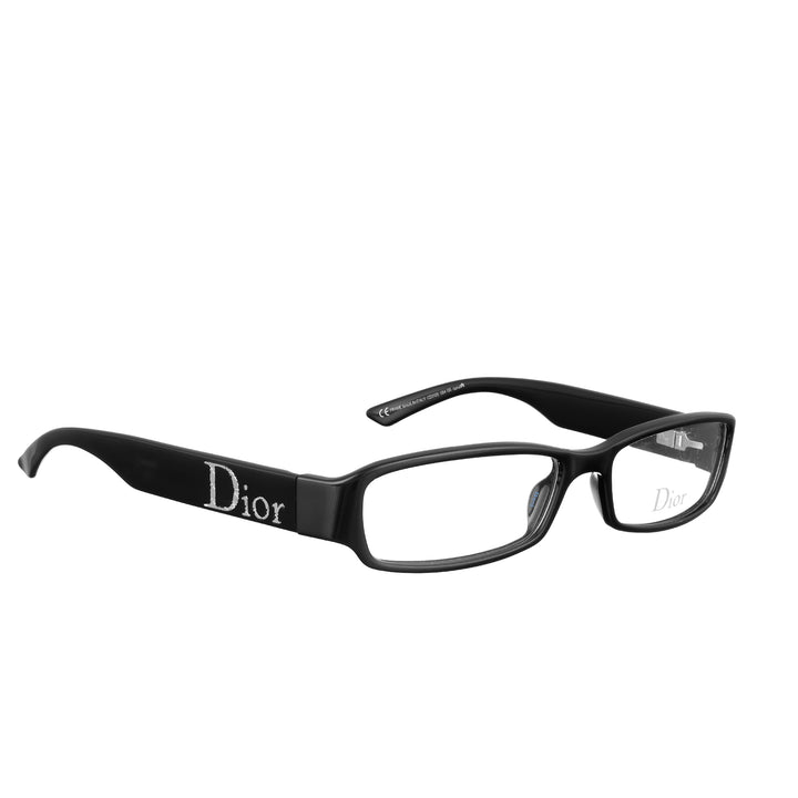 Dior 00s Black Classic profil z dużym srebrnym logo