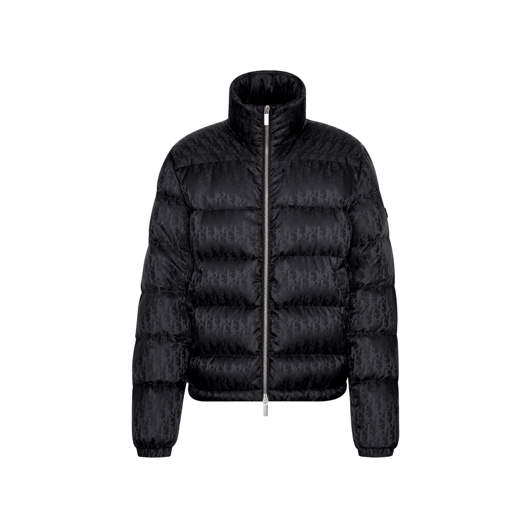 Dior Oblique Down Jacket czarny męski N-Hype