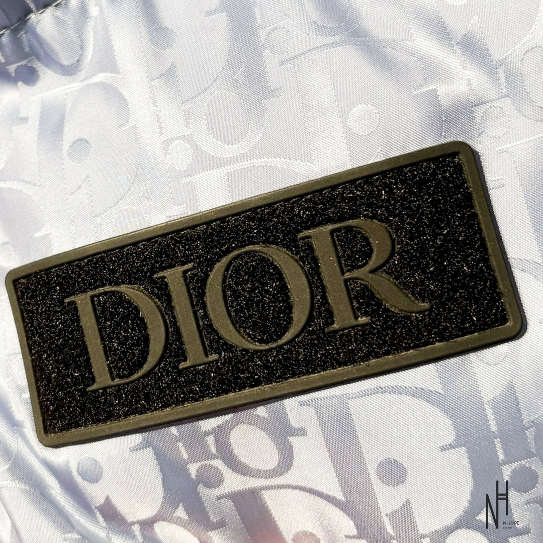DIOR Oblique Quilted Jacket Light Blue męska N-Hype