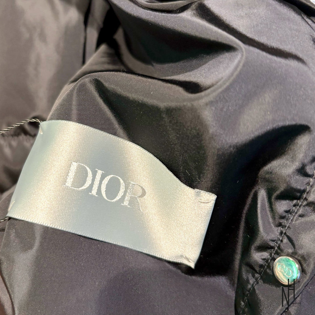 DIOR Oblique Quilted Jacket Light Blue N-Hype streetwear jacket coat fashion trend trendy outfit brand.