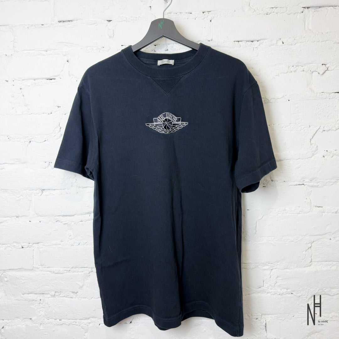 Dior x Jordan Wings T-shirt Navy męska N-Hype