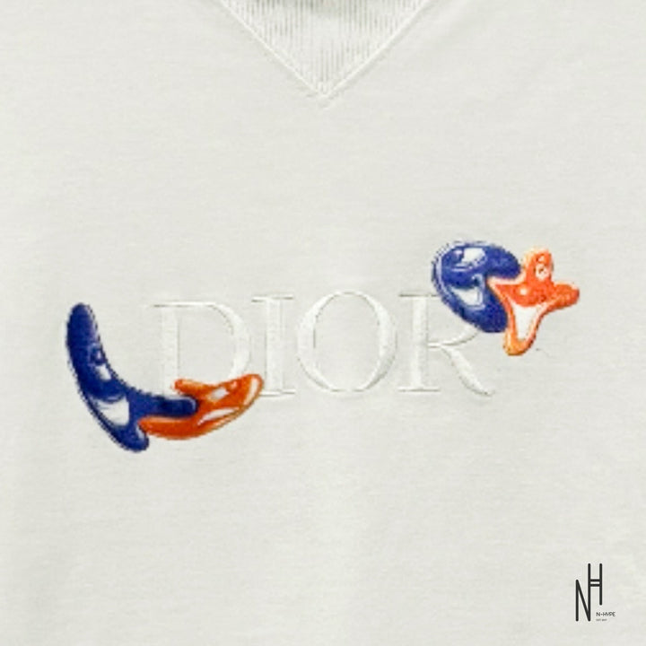 Dior x Kenny Scharf Tshirt White N-Hype streetwear koszulka biała
