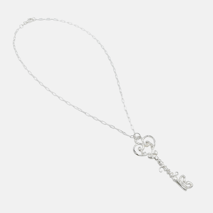 Dwa Głosy Immense Key Necklace wisiorek srebrny z kluczem N-Hype
