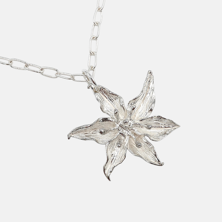 Dwa Głosy Lily Necklace biżuteria damska srebrna N-Hype