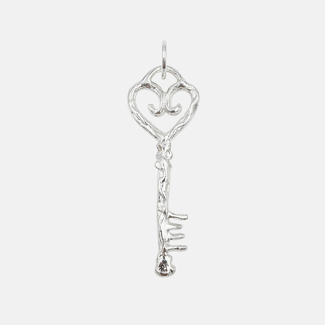 Dwa Głosy Petite Key Necklace złoty wisiorek N-Hype