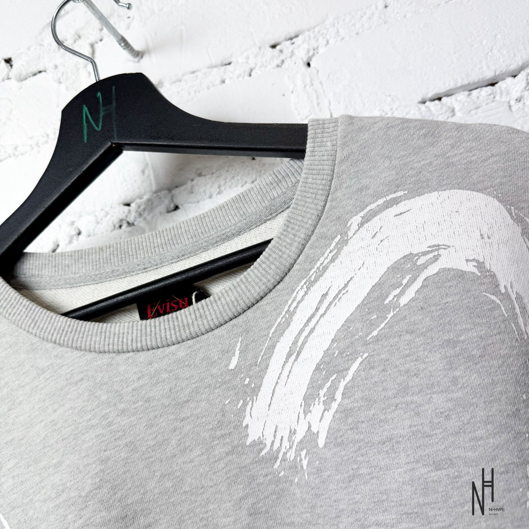 Evisu Multilogo Seagull Grey sweatshirt N-Hype.