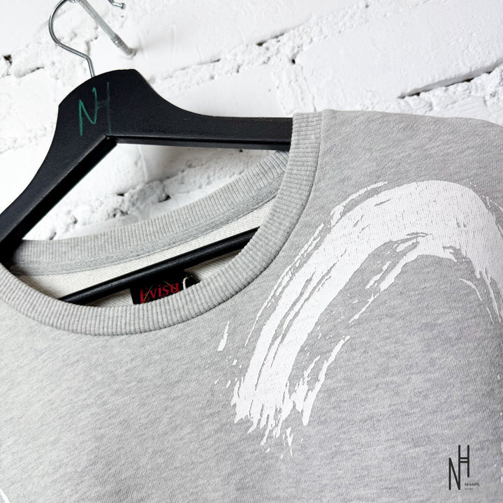 Evisu Multilogo Seagull Grey sweatshirt N-Hype.