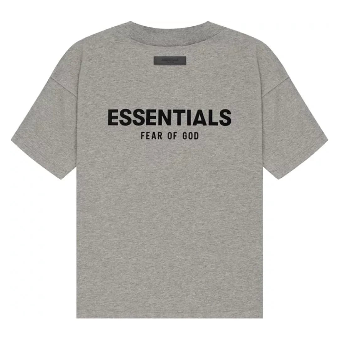 Fear of God Essentials Core Collection T-shirt Dark Heather Oatmeal N-Hype koszulka męska streetwear.
