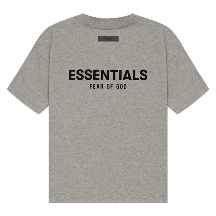 Fear of God Essentials Core Collection T-shirt Dark Heather Oatmeal N-Hype koszulka męska streetwear.