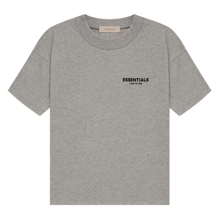 Fear of God Essentials Core Collection T-shirt Dark Heather Oatmeal N-Hype Koszulka męska Butik streetwear.