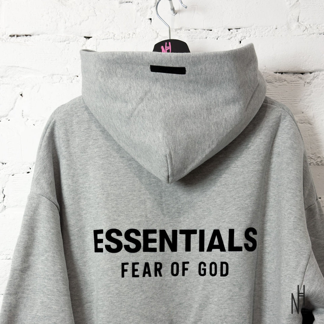 Fear of God Essentials Fleece Hoodie Light Heather Gray - zdjęcie 3 - N-Hype