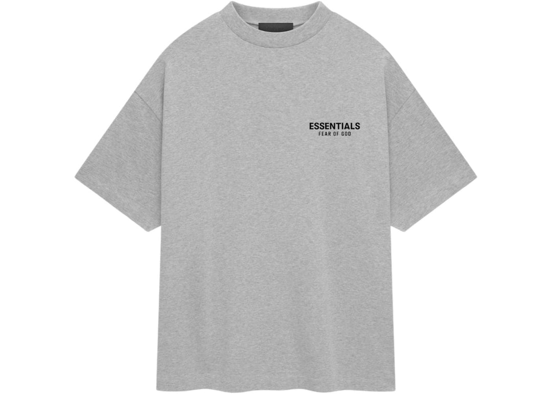 Fear of God Essentials Jersey Crewneck T-Shirt Light Heather Gray N-Hype koszulka męska