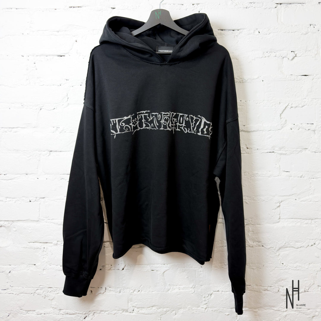 FVCKTHISBRAND Arabic Hoodie White Ash N-Hype streetwear biała koszulka.