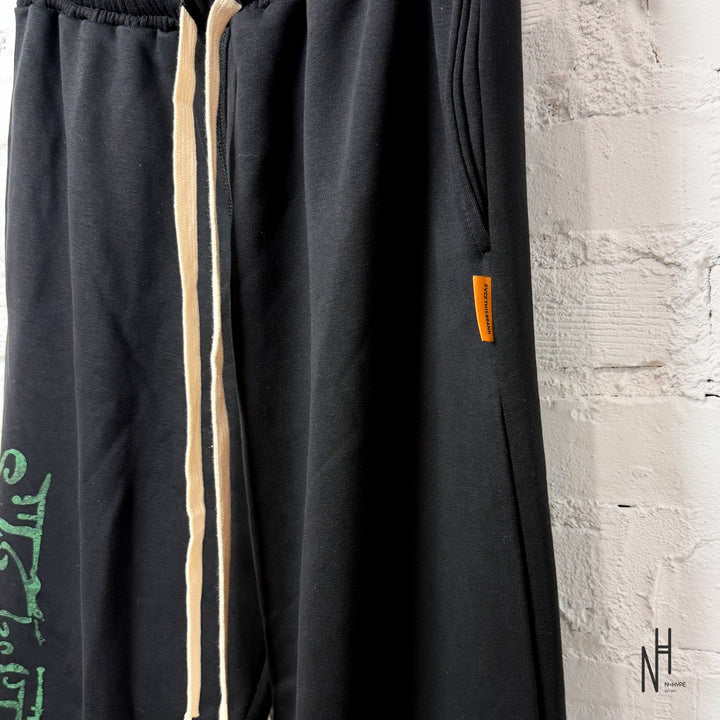 FVCKTHISBRAND Arabic Sweatpants Bottle Green N-Hype streetwear jogging pants