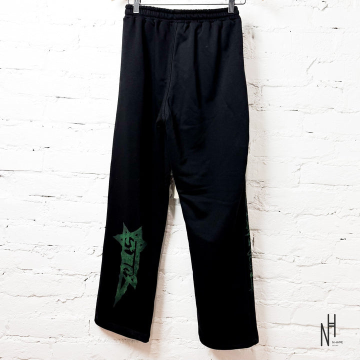 FVCKTHISBRAND Arabic Sweatpants Bottle Green N-Hype streetwear joggers