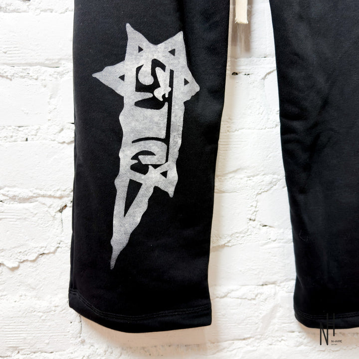 FVCKTHISBRAND Arabic Sweatpants White Ash N-Hype streetwear joggers outfit