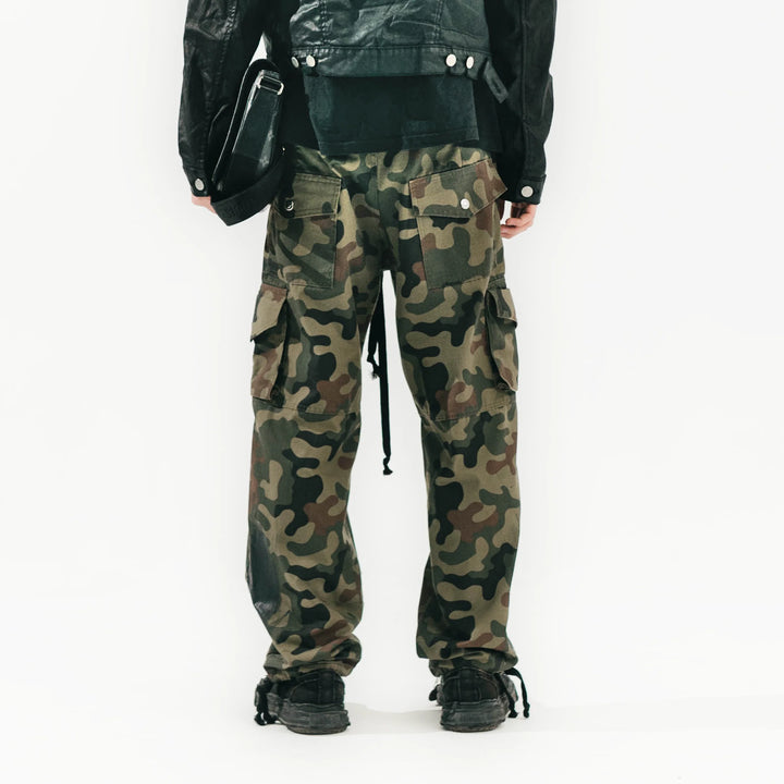FVCKTHISBRAND Dark Camo Cargo Pants N-Hype Streetwear Fashion