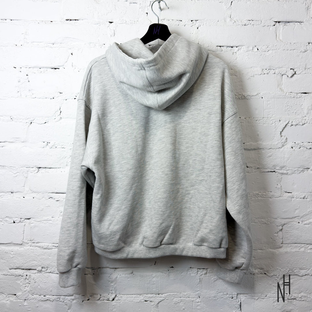 FVCKTHISBRAND Fight The Beast Hoodie Grey back view