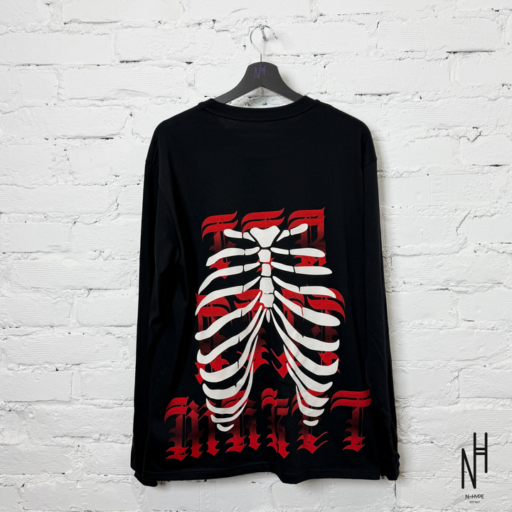 FVCKTHISBRAND FTB FLEA MARKET LONGSLEEVE BLACK N-Hype koszulka streetwear czarna