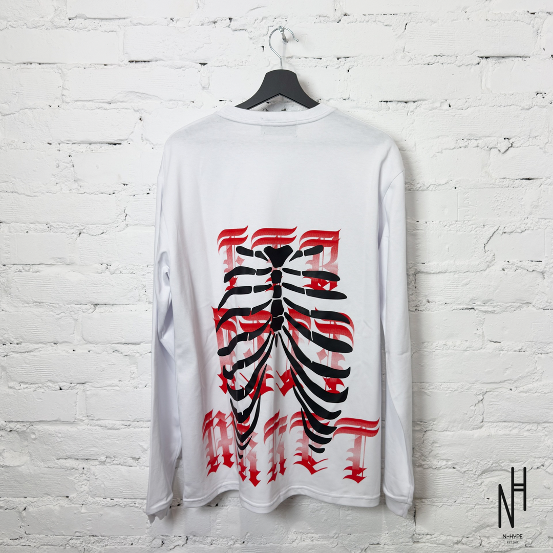 FVCKTHISBRAND FTB FLEA MRKET LONGSLEEVE WHITE koszulka męska N-Hype