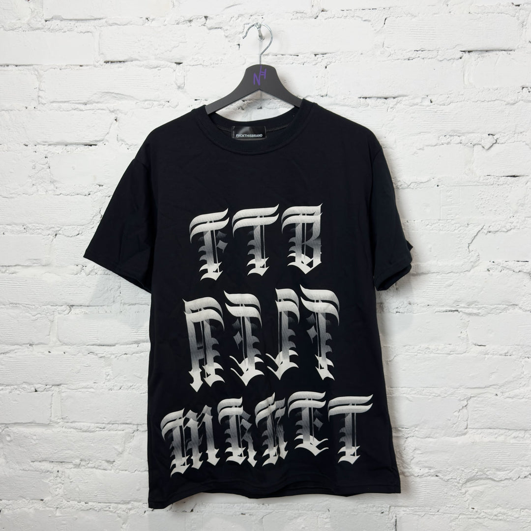 FVCKTHISBRAND FTB FLEA MRKET TEE BLACK koszulka męska czarna N-Hype