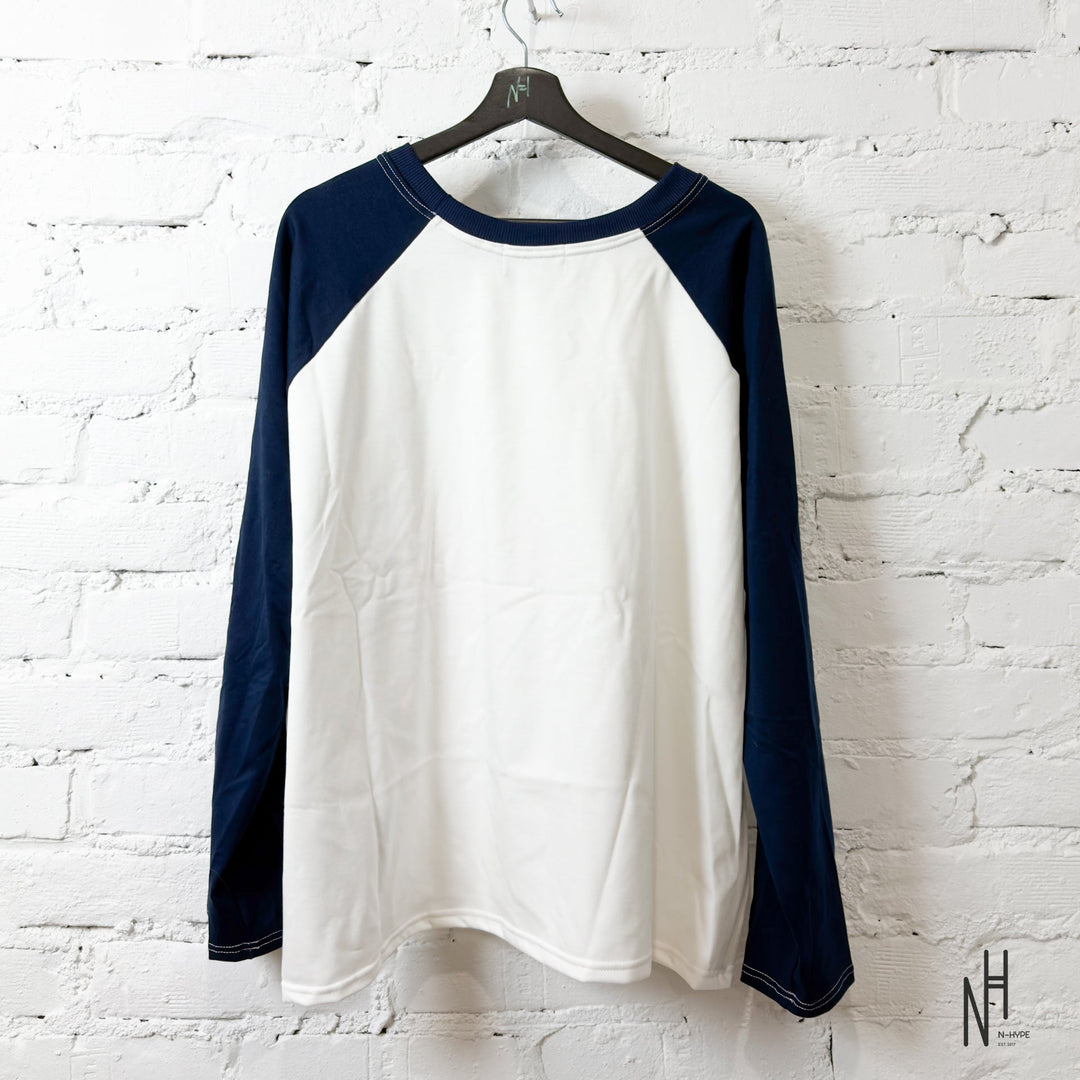 FVCKTHISBRAND R.FRAPPE RAGLAN NAVY - zdjęcie 2 - N-Hype