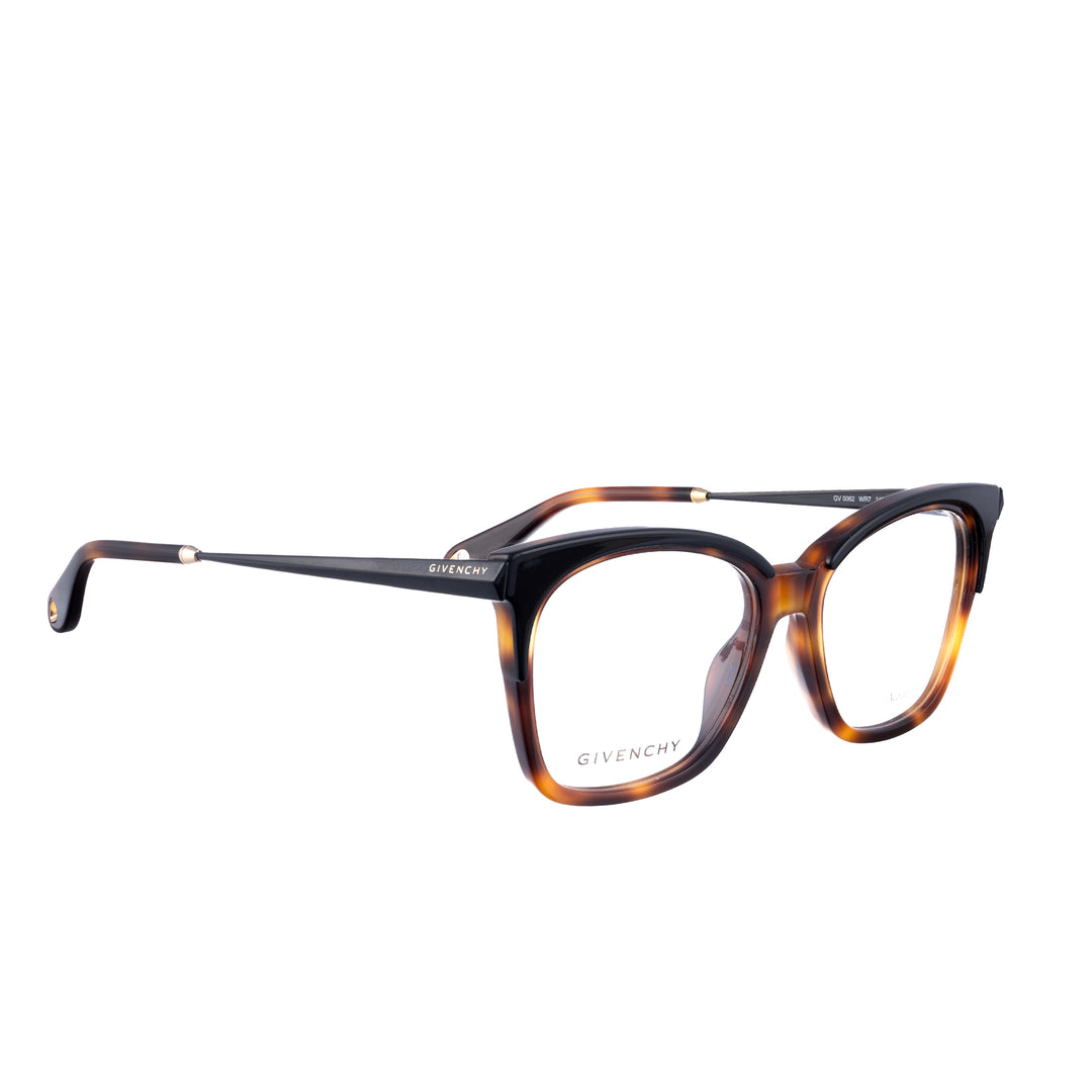 Givenchy 00s Oversize Havana Classic profil oprawek havana