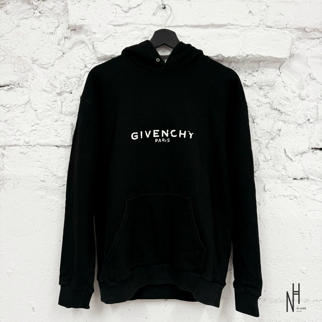Givenchy Black Logo Hoodie - N-Hype