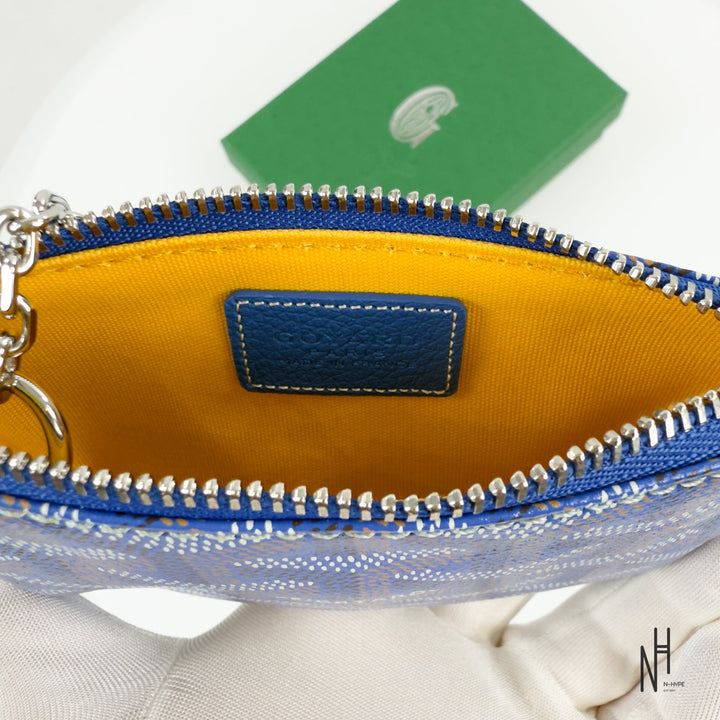 Goyard Nano Senat Key Pouch Blue marki N-Hype.