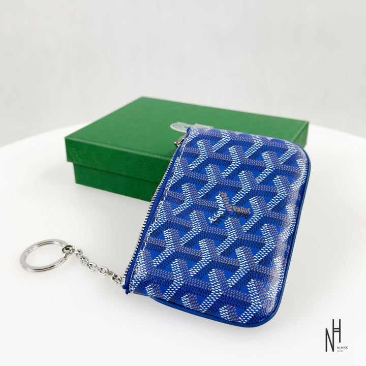 Goyard Nano Senat Key Pouch Blue portfel N-Hype