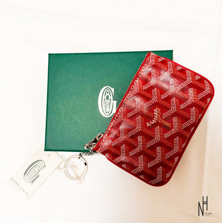 Goyard Nano Senat Key Pouch czerwony N-Hype