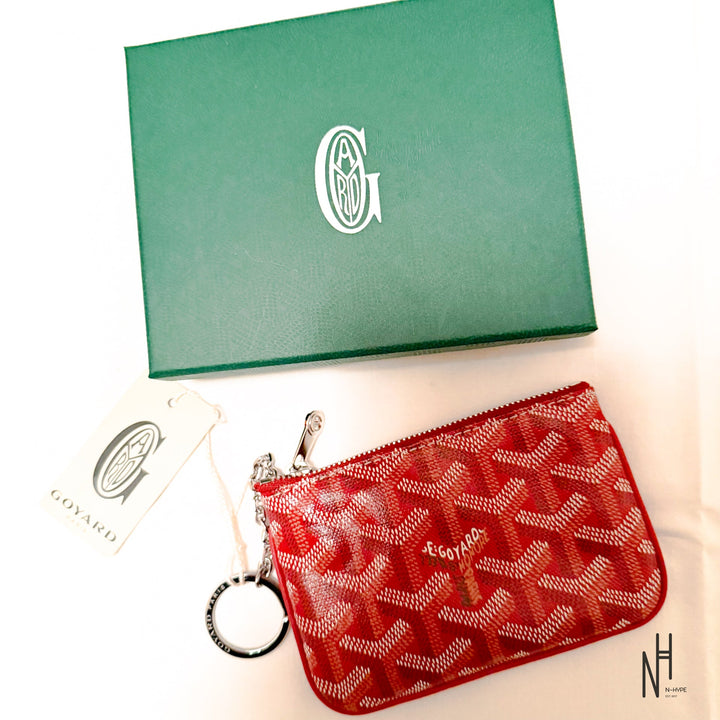 Goyard Nano Senat Key Pouch czerwony N-Hype