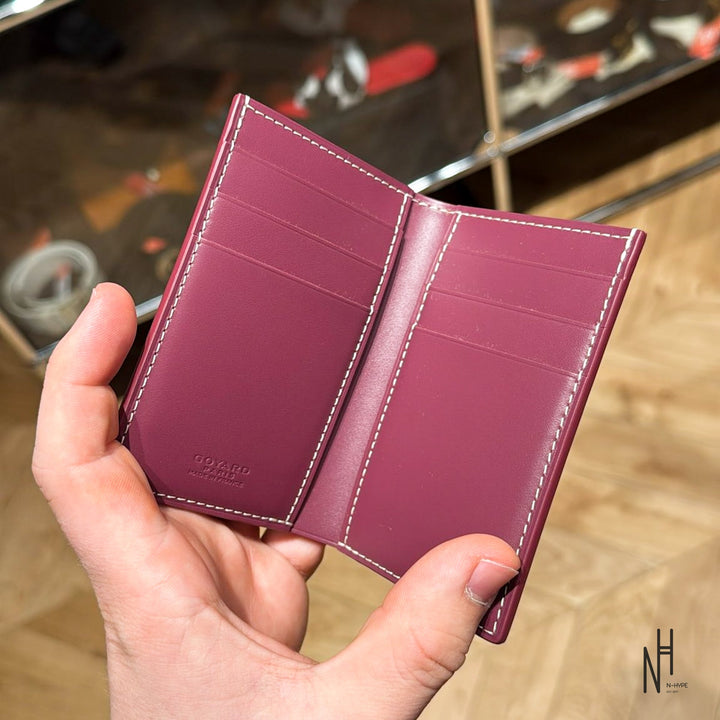 Goyard Pocket Organizer Burgundy portfel męski N-Hype