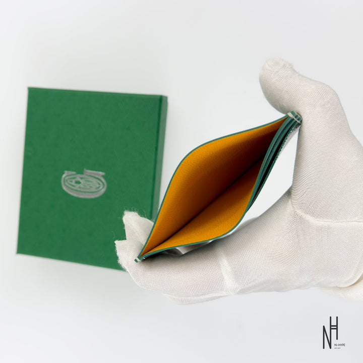 Goyard Saint Sulpice Green Card Holder portfel męski N-Hype