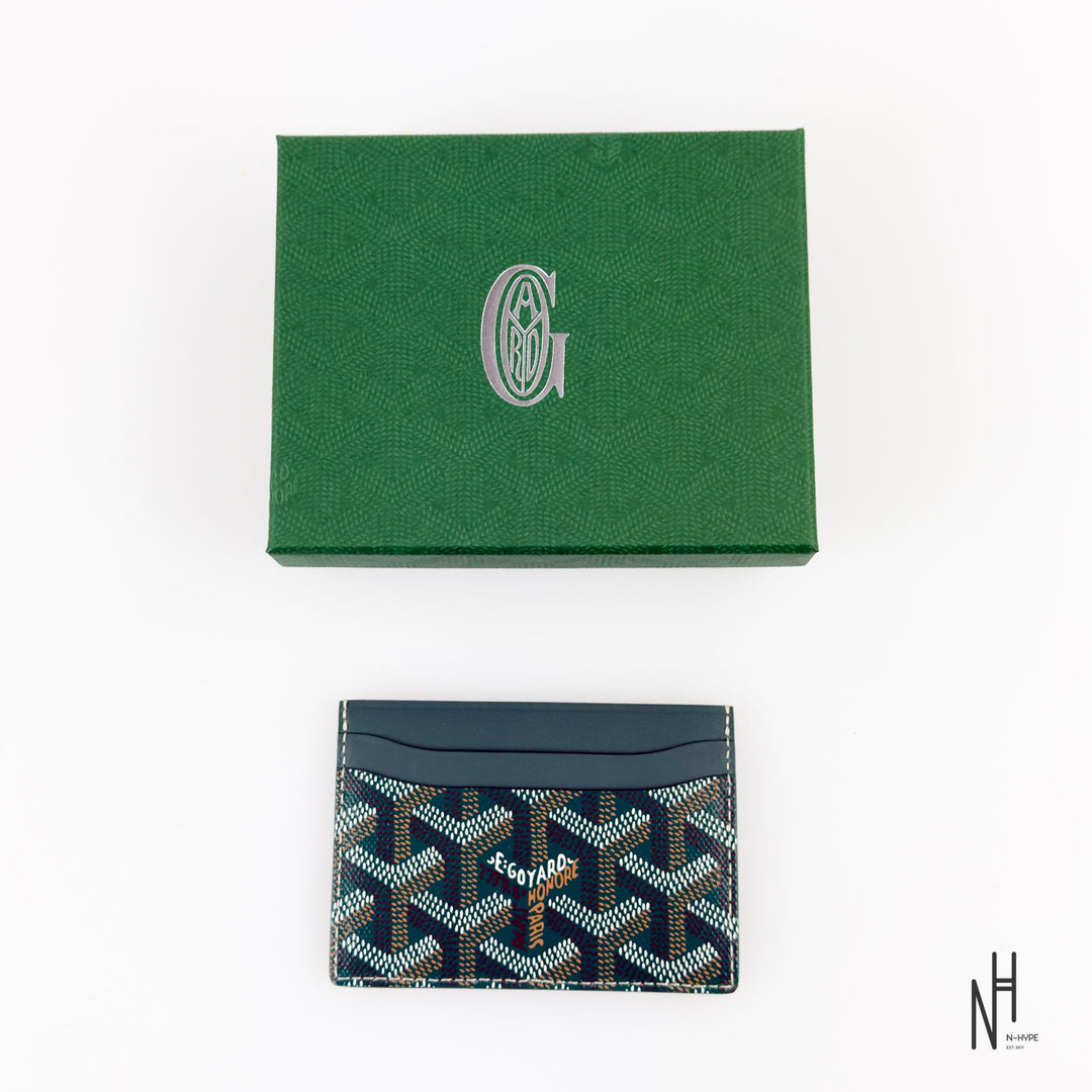 Goyard Saint Sulpice zielony portfel kieszonkowy N-Hype