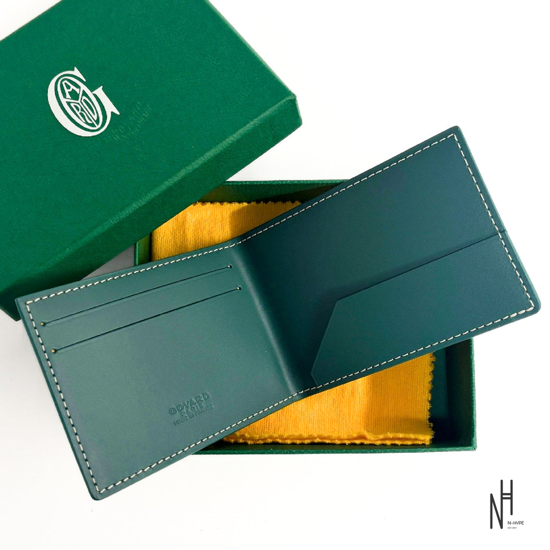Goyard Small Leather Goods Card Holder zielony N-Hype