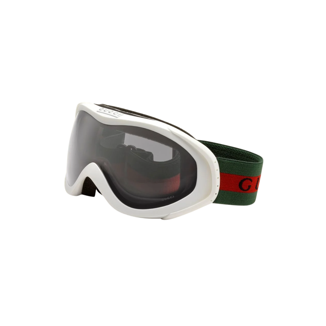 Gucci model GG 1653 M00502 ski goggles białe N-Hype