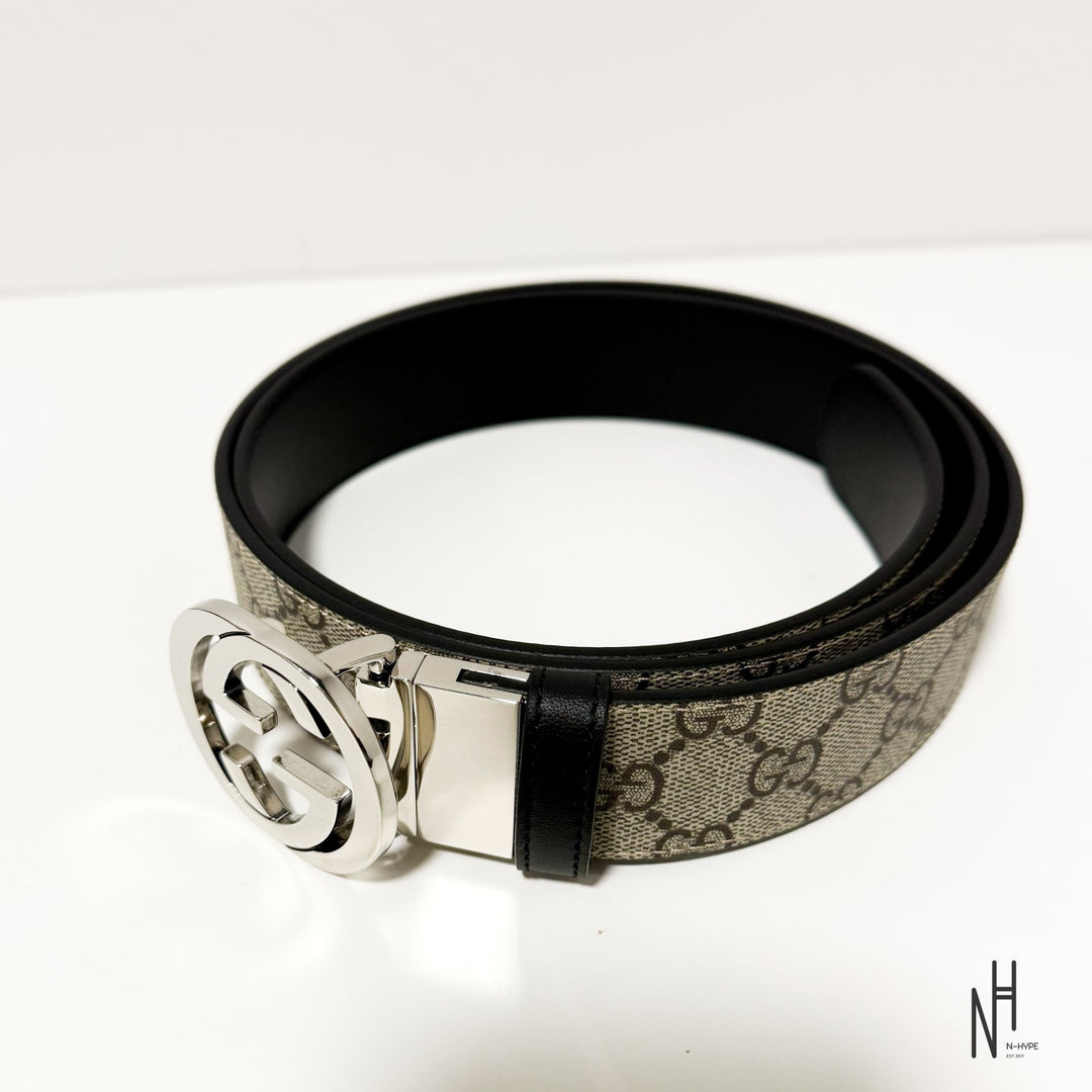 Gucci Reversible Monogram Belt - zdjęcie 2 - N-Hype