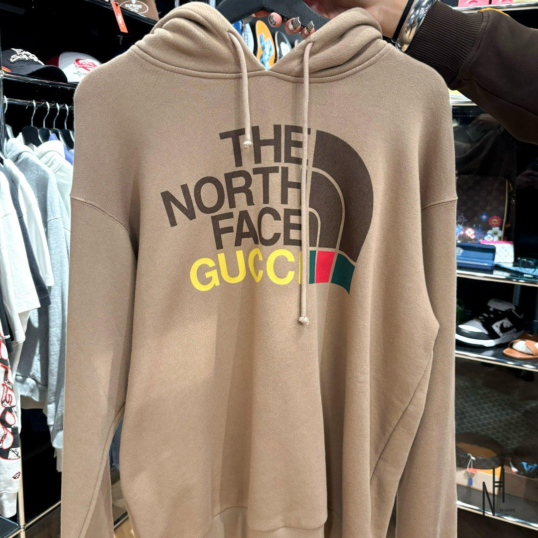 Gucci x The North Face Cotton Hoodie zielony N-Hype