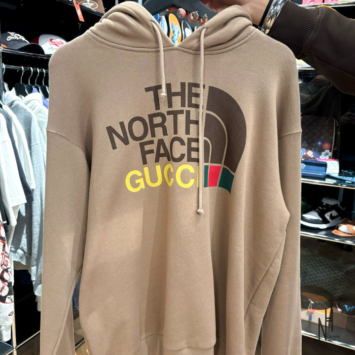Gucci x The North Face Cotton Hoodie zielony N-Hype